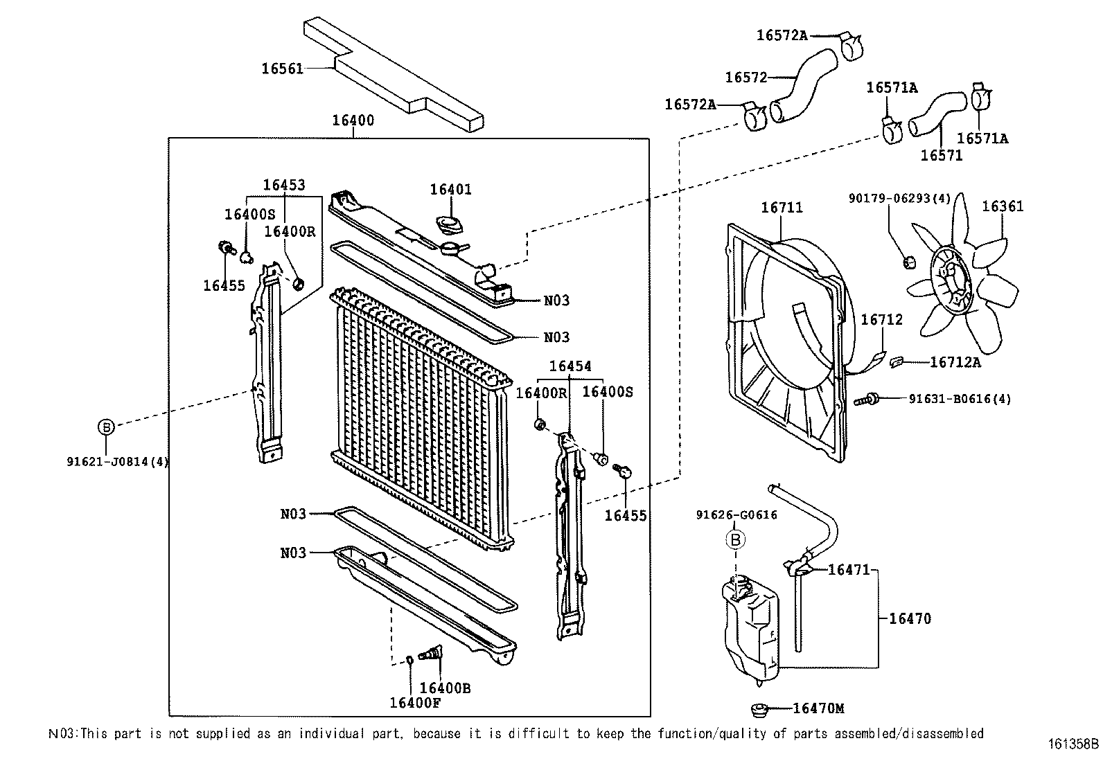 16258-67010 GASKET(FOR HEATER RETURN) product image