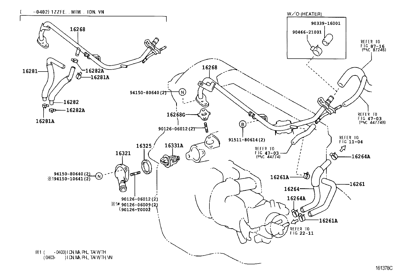 16504-0D010 SUPPORT, RADIATOR, LOWER product image