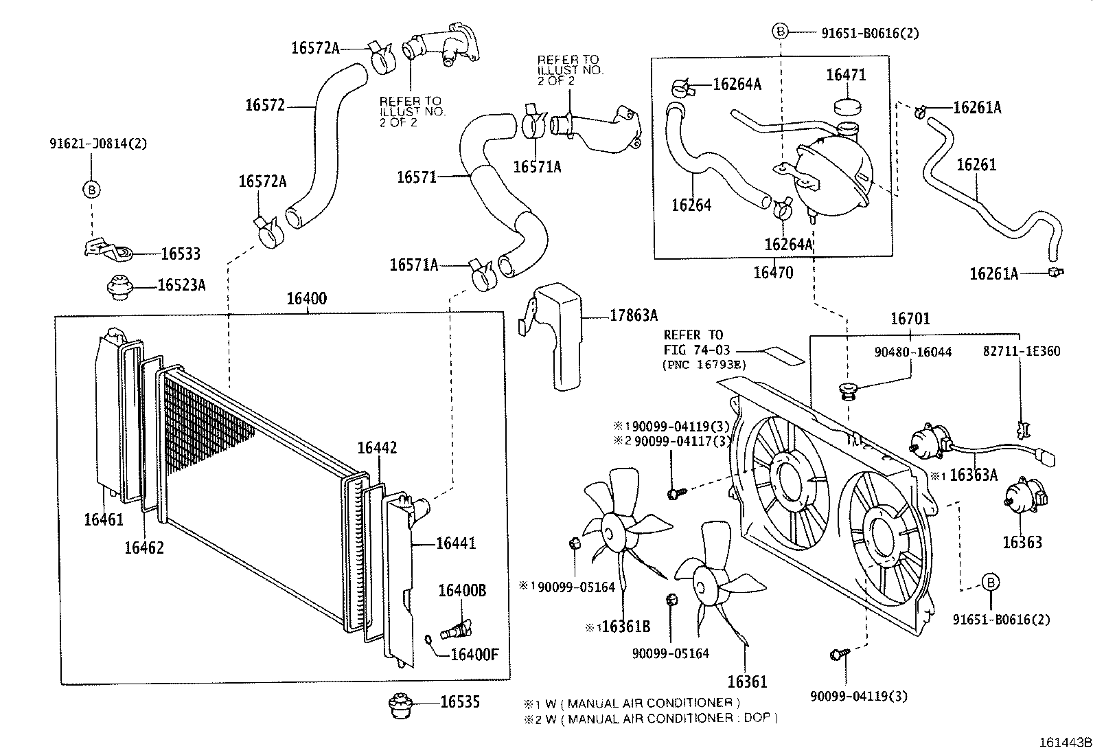 16261-22142 HOSE, WATER BY-PASS product image