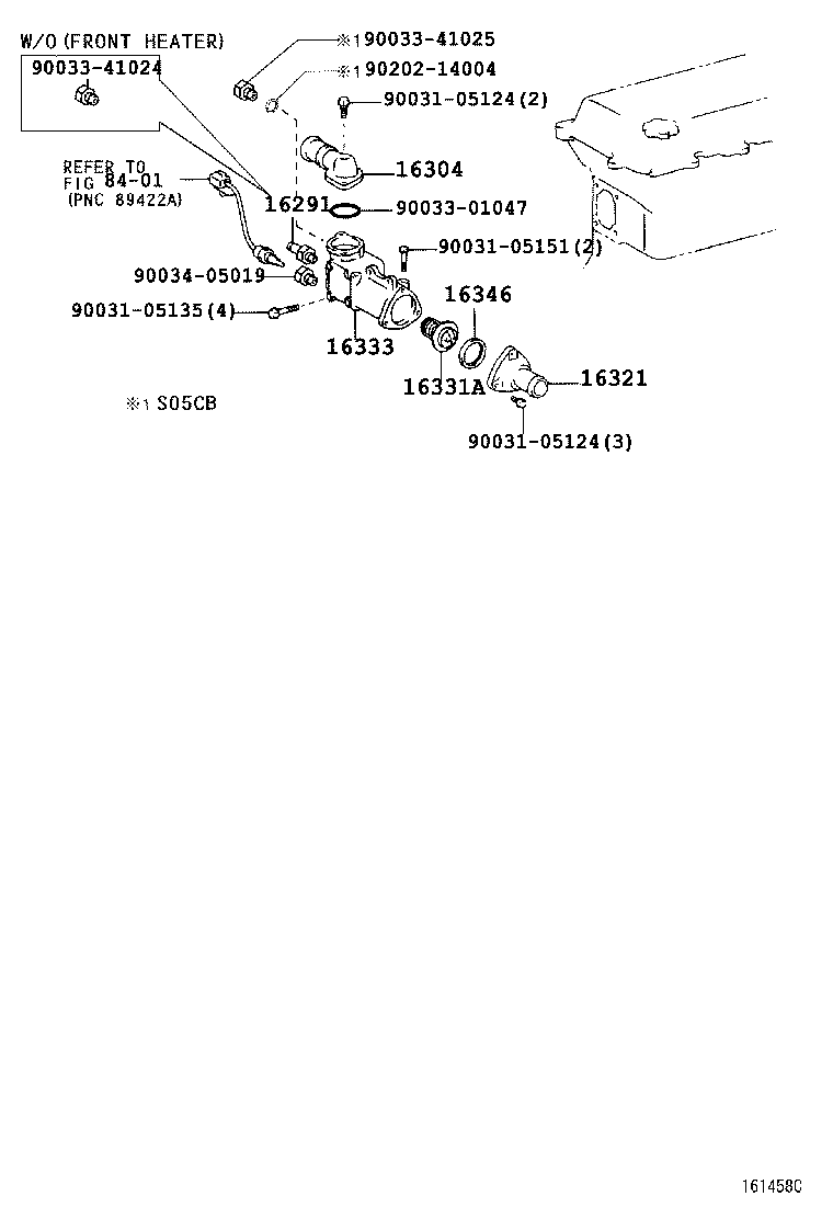 16206-78461 Water Bypass Pipe product image