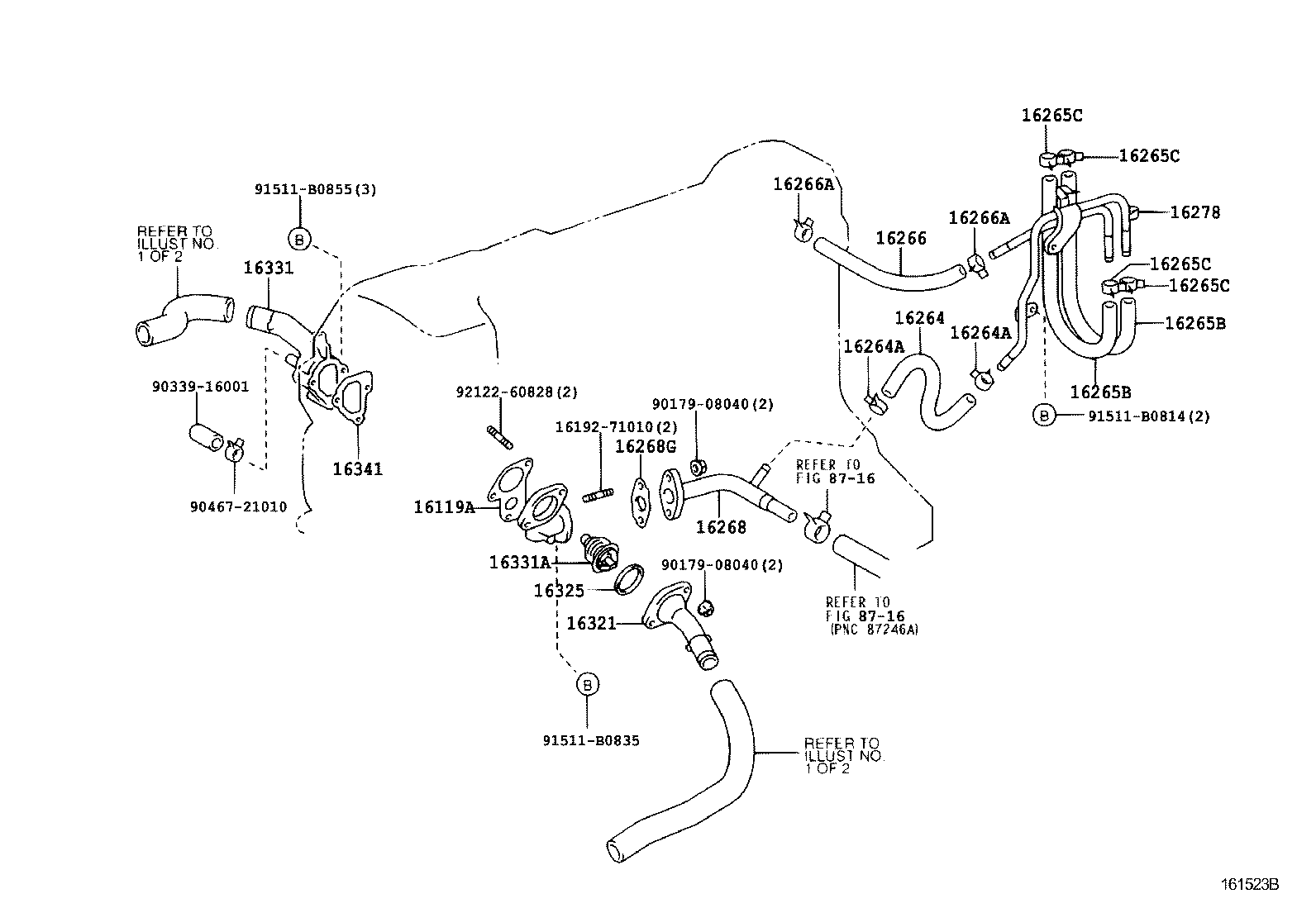 16401-05050 CAP SUB-ASSY, RADIATOR product image
