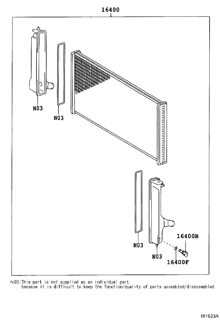16282-88600 HOSE, WATER BY-PASS, NO.5 product image