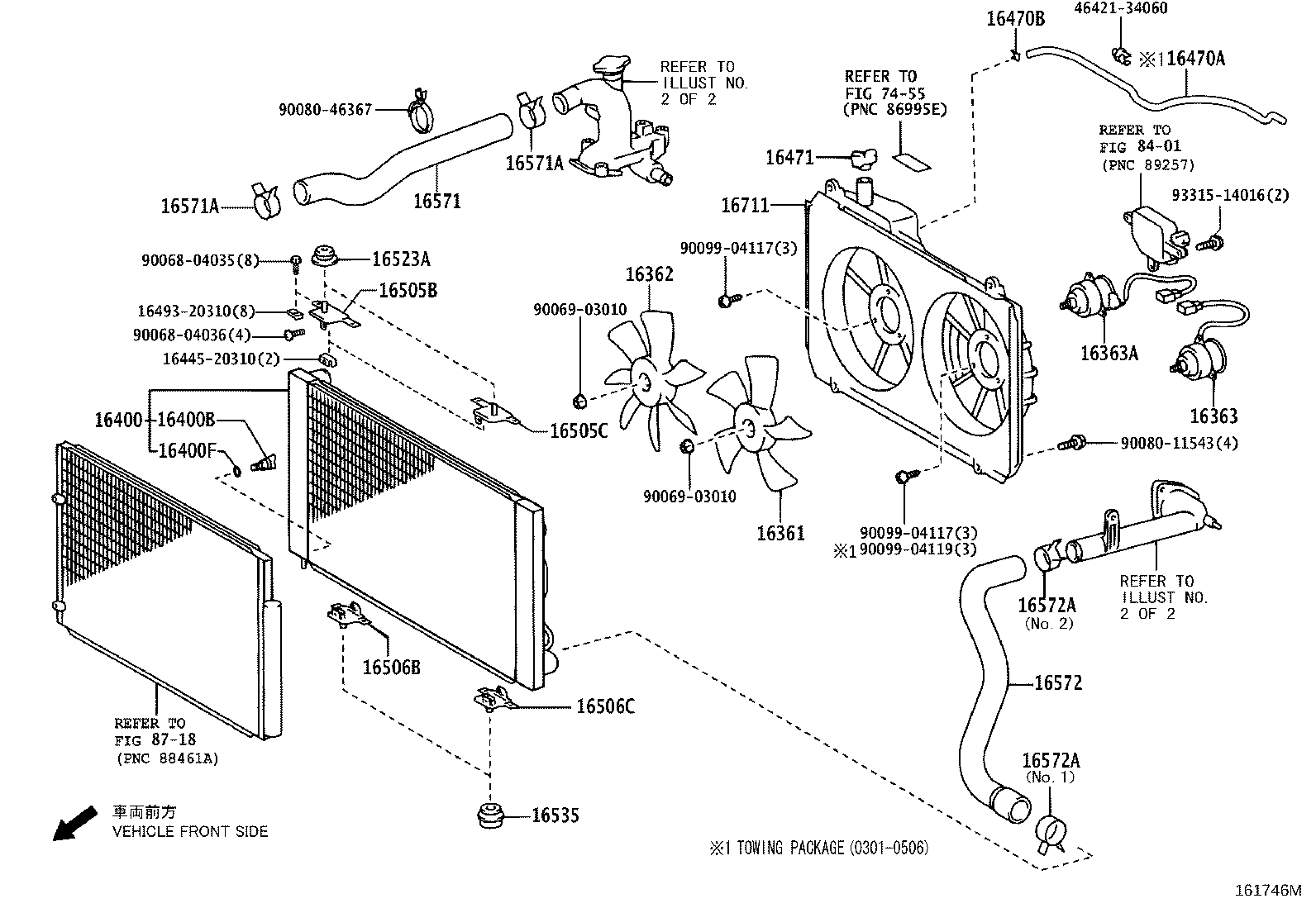16041-0P200 RADIATOR ASSY, NO.2 product image