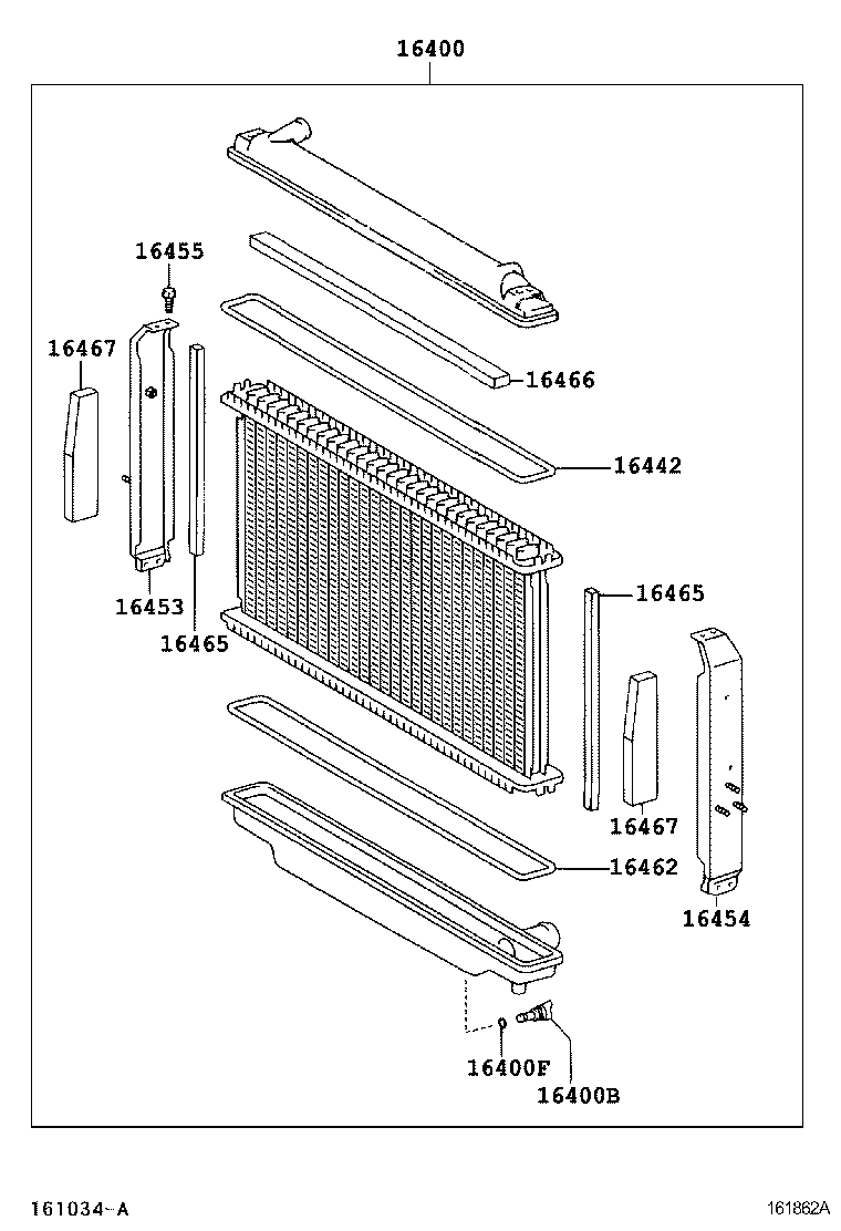 16206-78061 PIPE SUB-ASSY, WATER BY-PASS, NO.3 product image