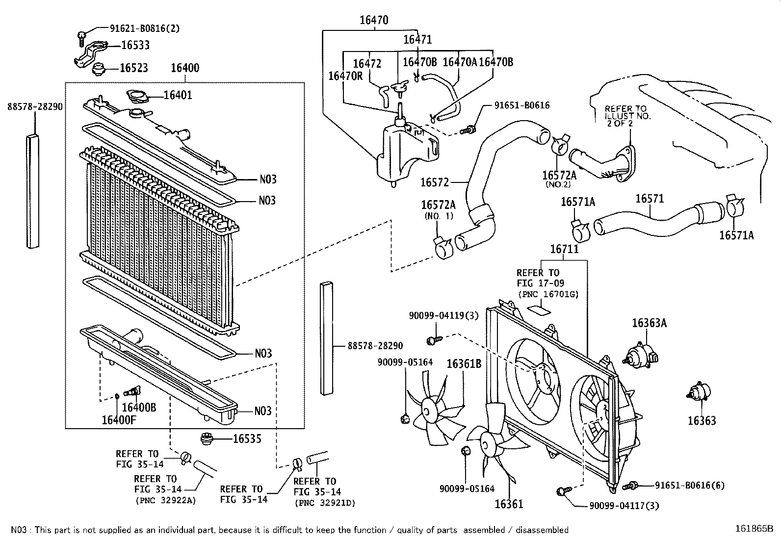 16363-28020 MOTOR, COOLING FAN product image
