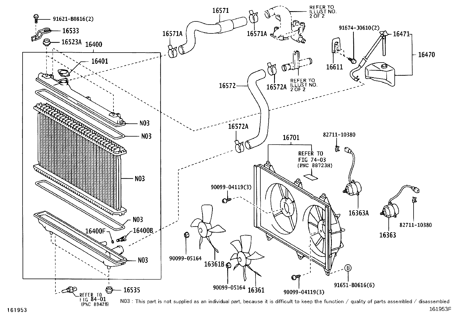 16400-20330 RADIATOR ASSY product image
