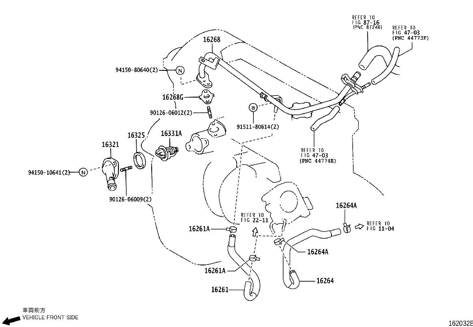 16363-0D100 MOTOR, COOLING FAN product image