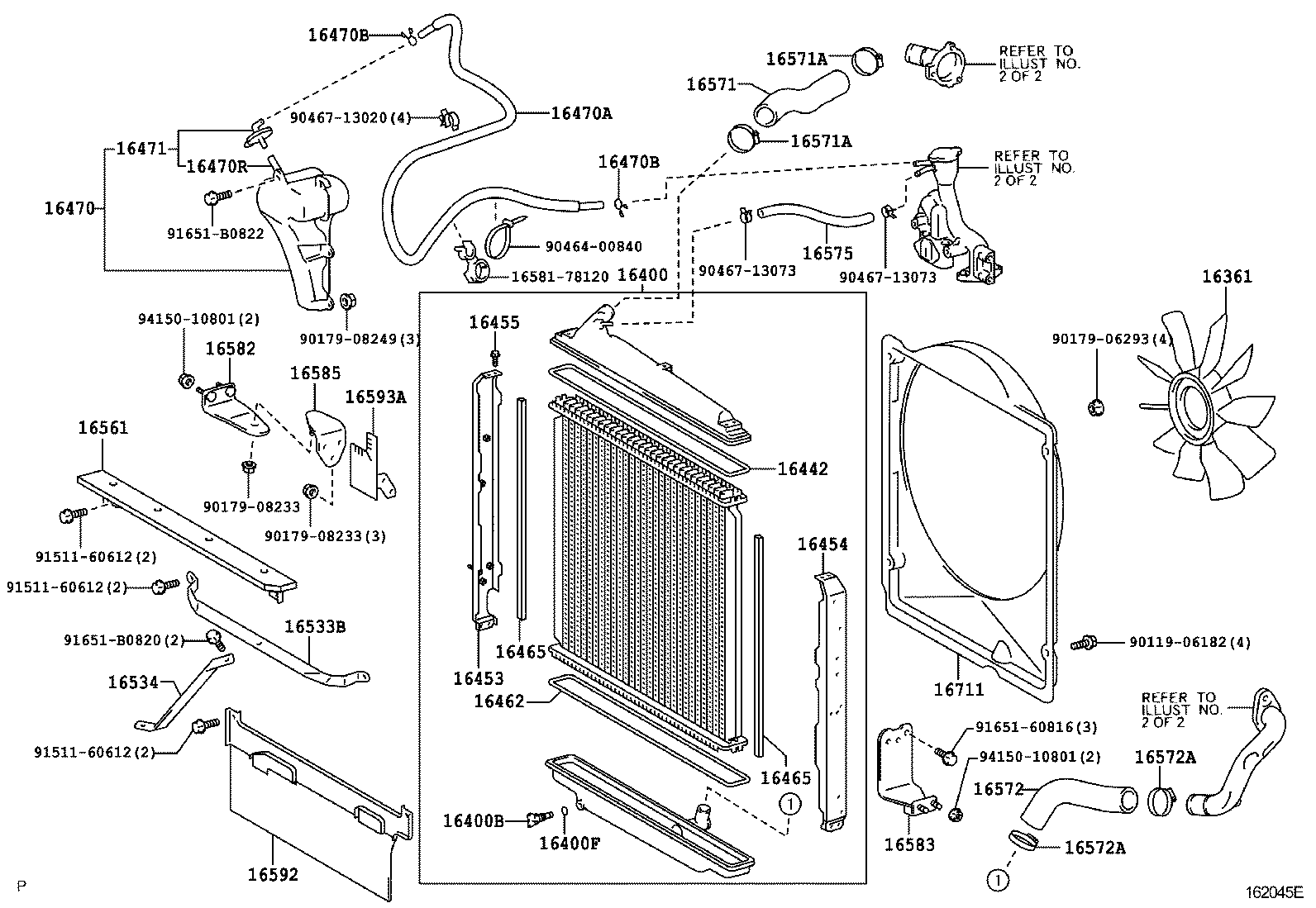 16895-78080 PIPE SUB-ASSY, TURBO WATER, NO.1 product image