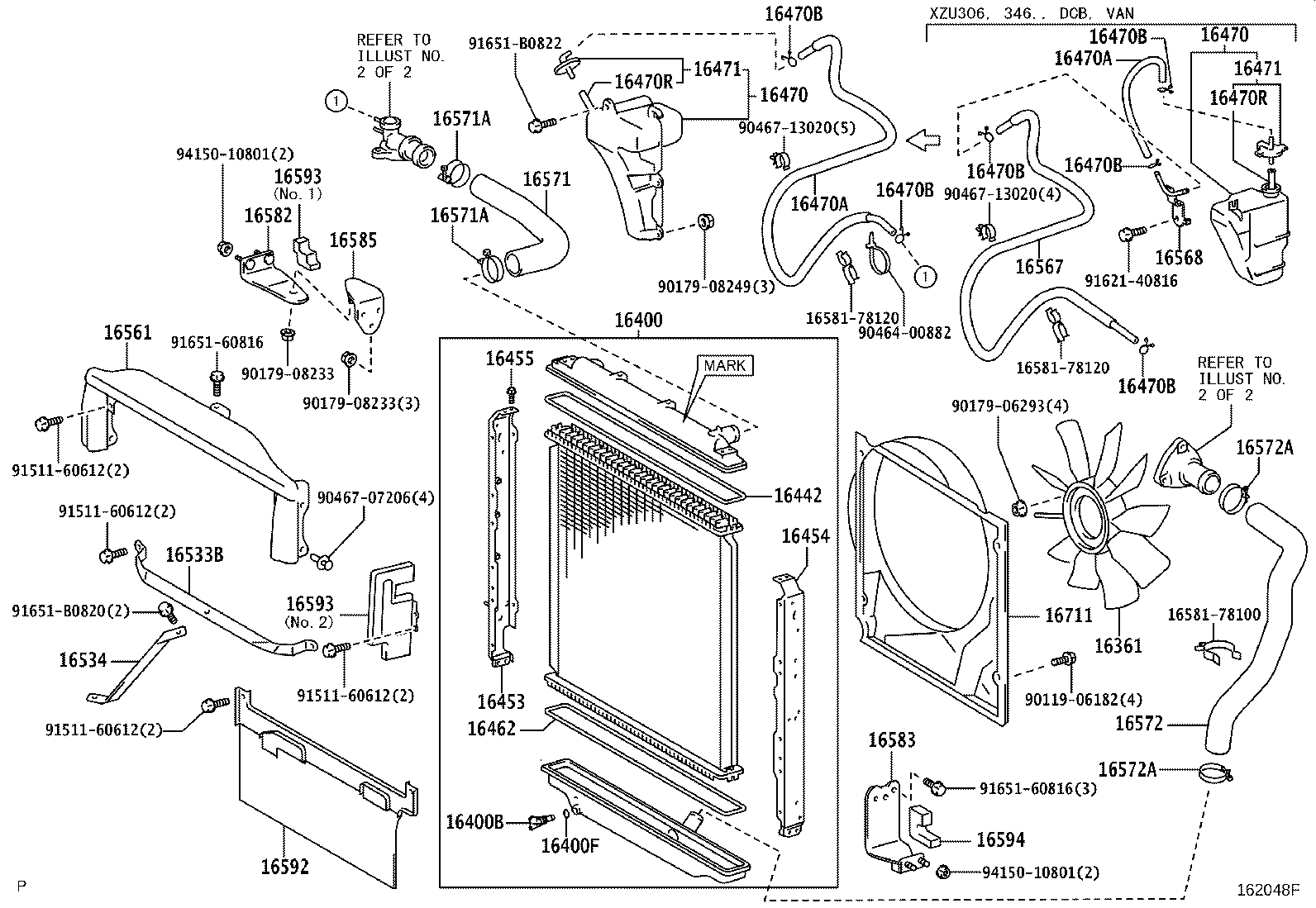 16206-78061 PIPE SUB-ASSY, WATER BY-PASS, NO.3 product image