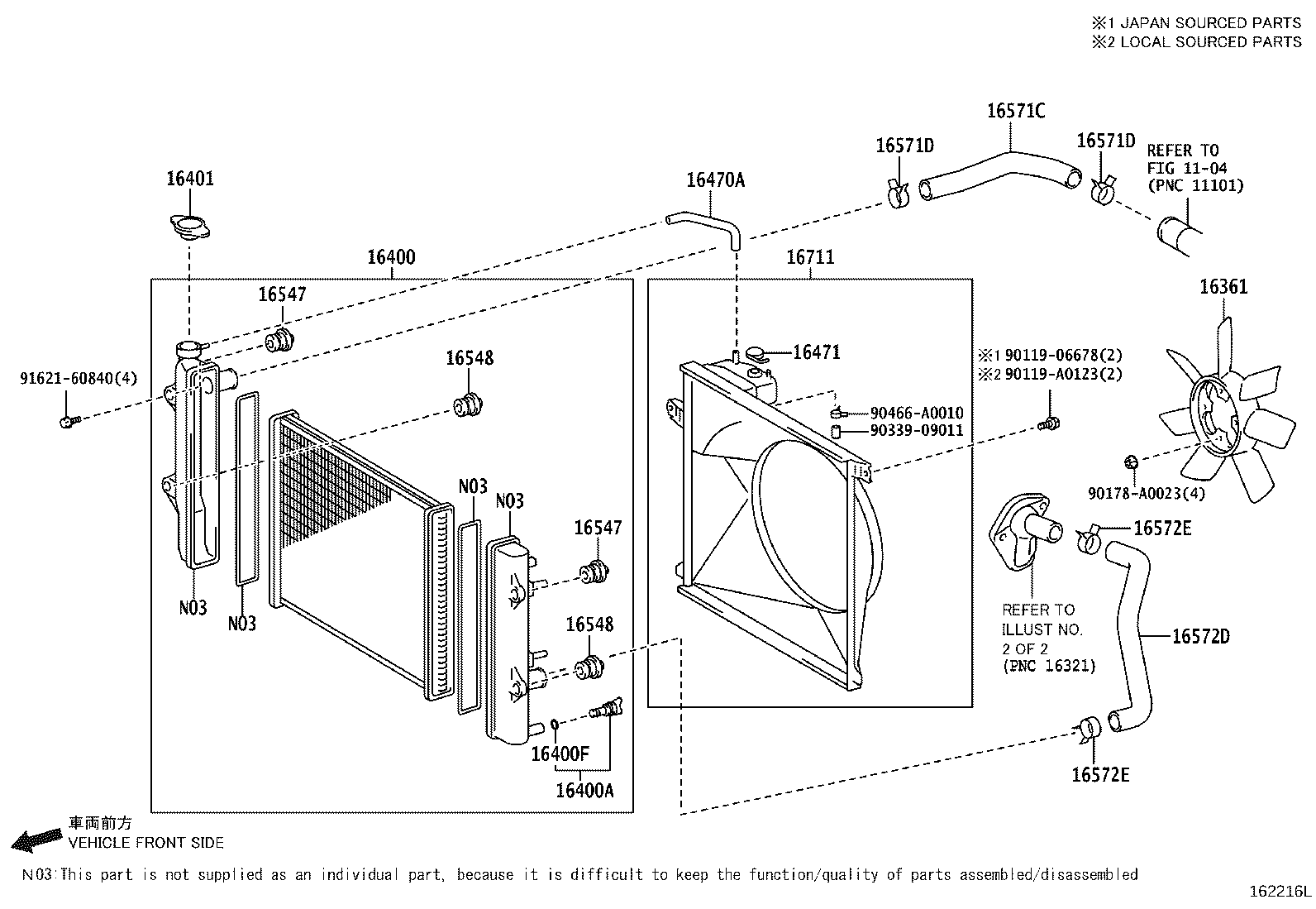 16031-0P010 Water Inlet with Thermostat product image