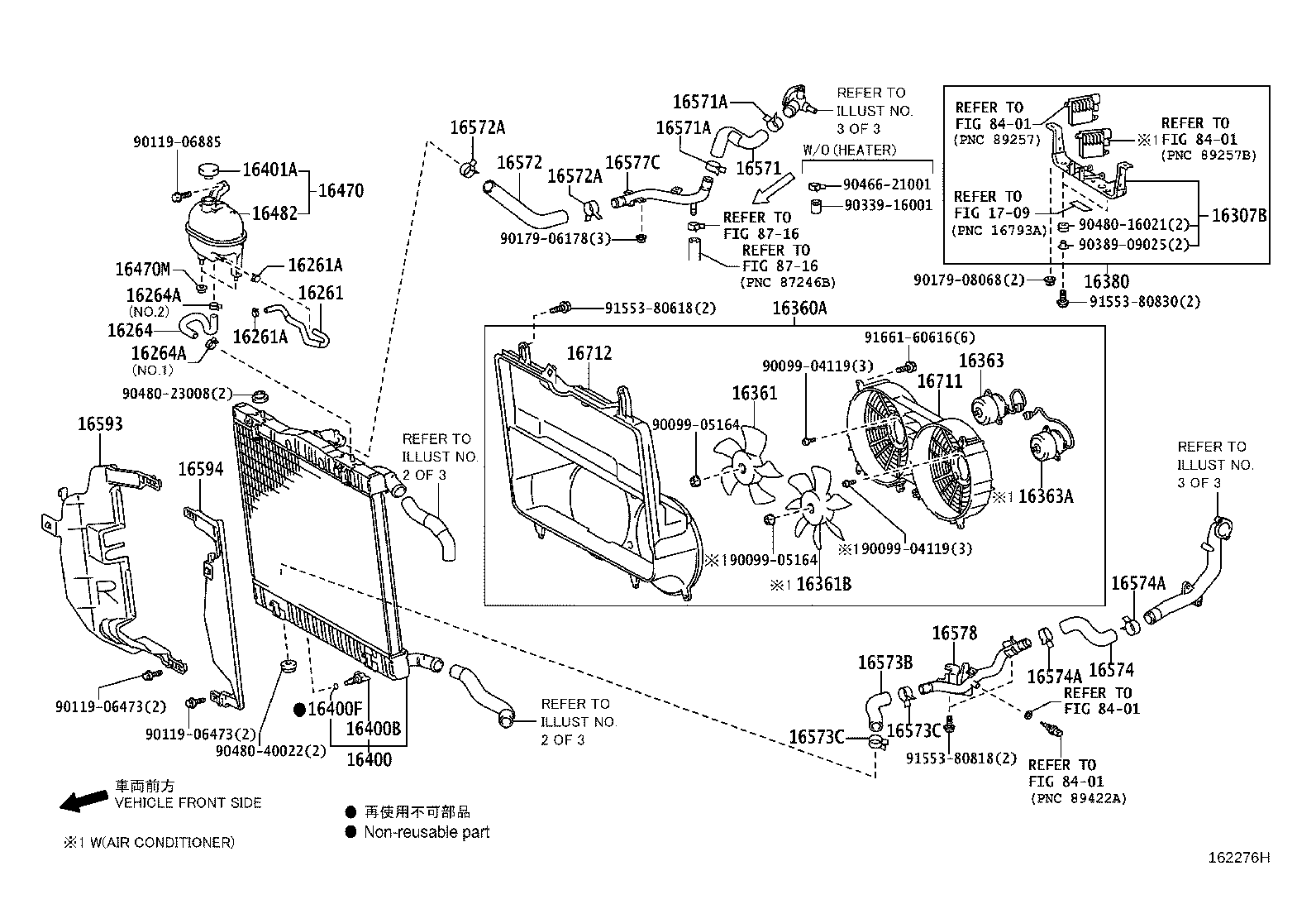 16207-30090 PIPE SUB-ASSY, WATER BY-PASS, NO.2 product image