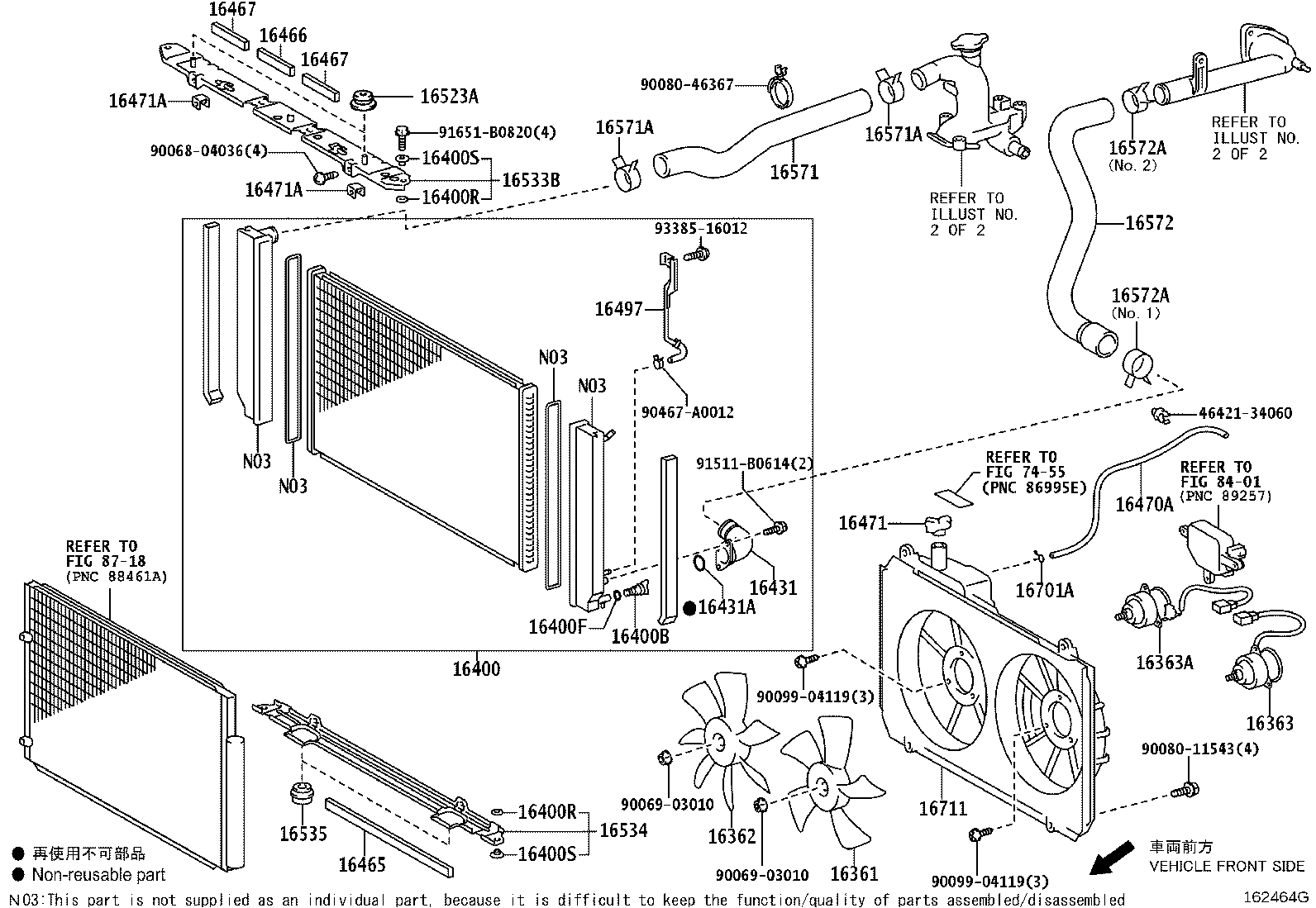 16041-0P200 RADIATOR ASSY, NO.2 product image