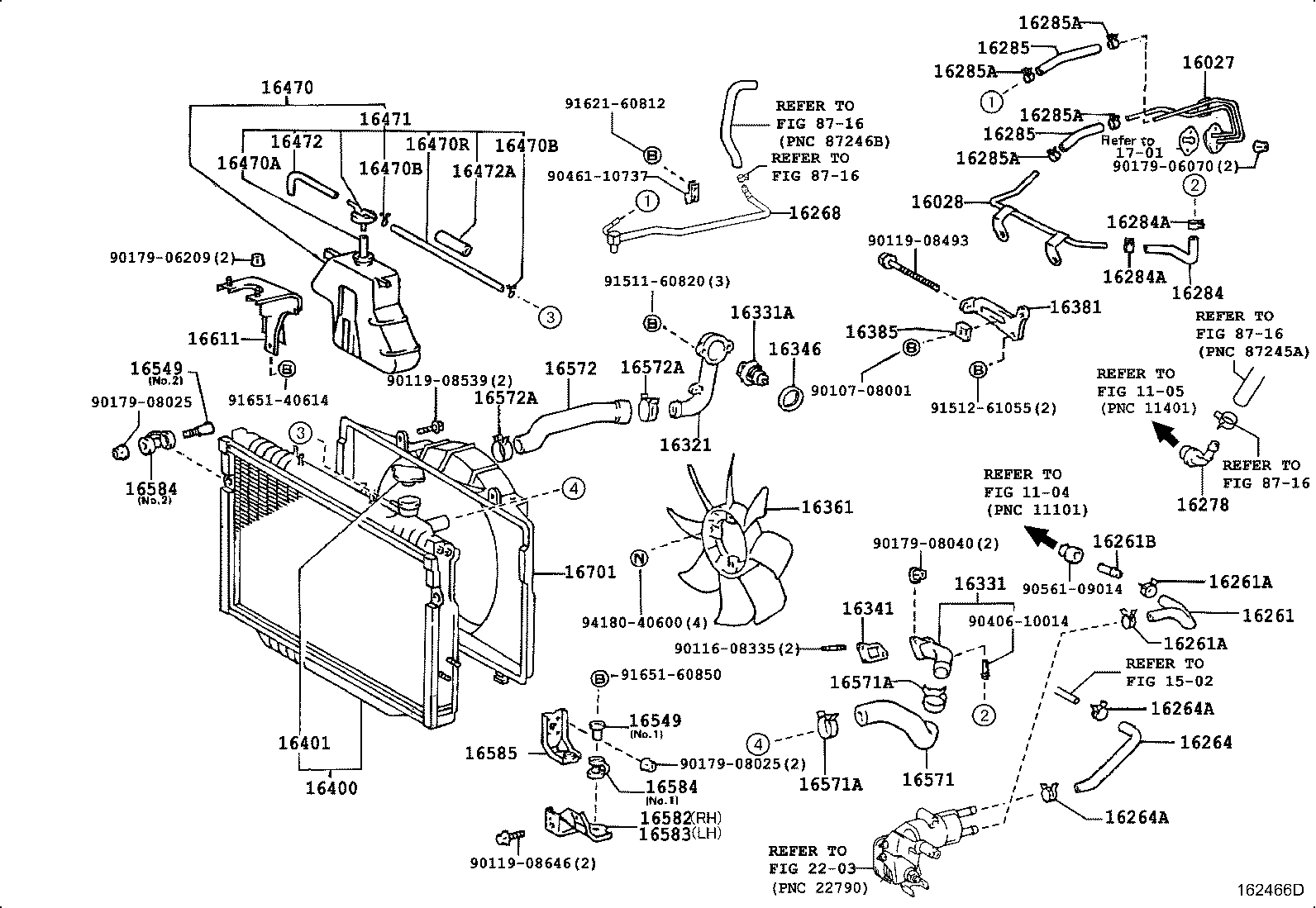 16400-66091 RADIATOR ASSY product image