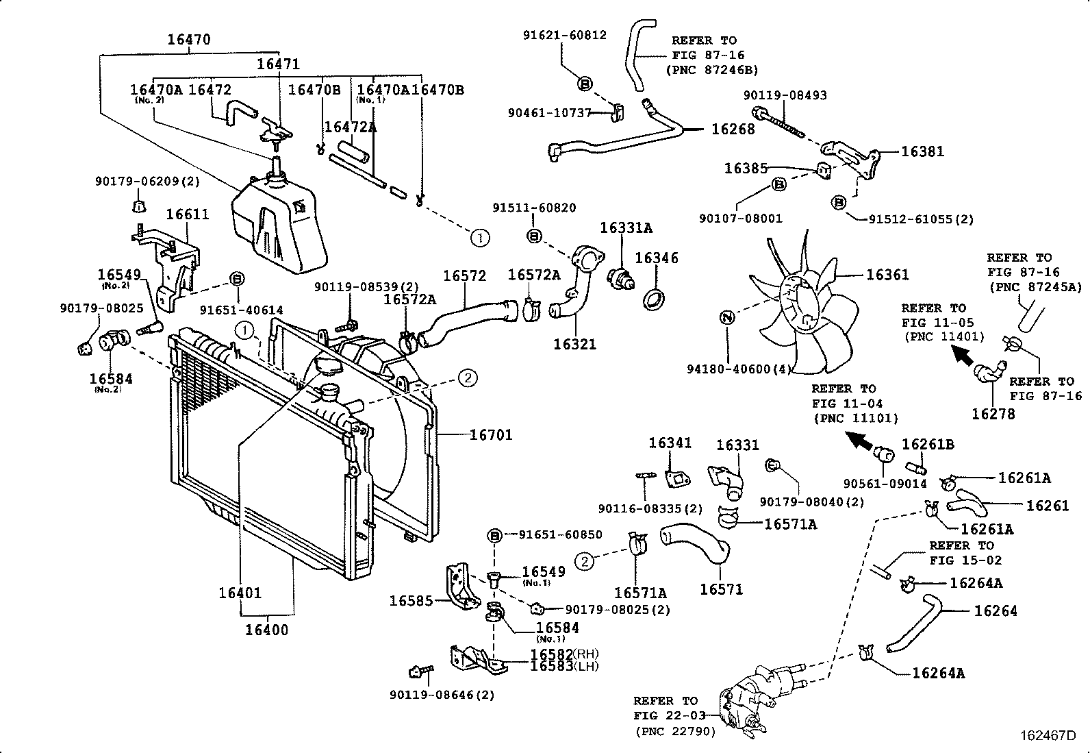16400-66091 RADIATOR ASSY product image
