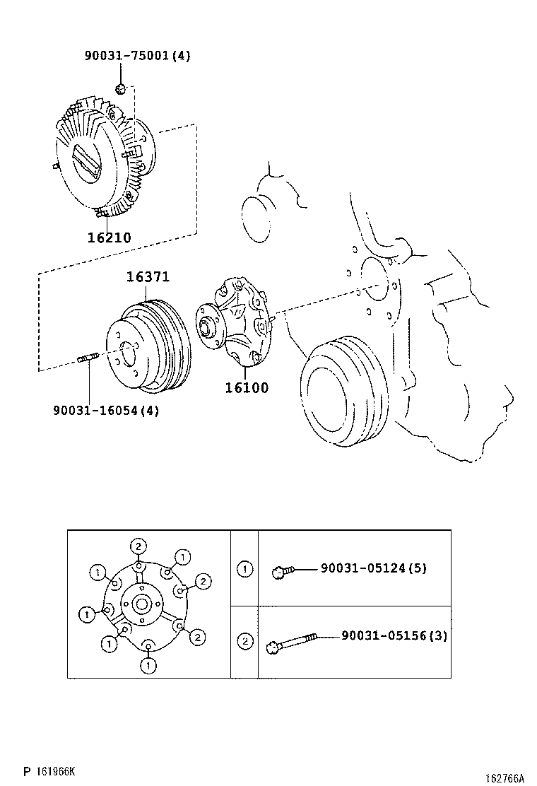 16365-78070 SPACER, FAN product image