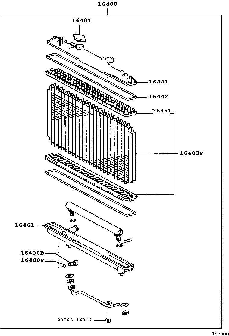 16268-74190 PIPE, WATER BY-PASS, NO.1 product image