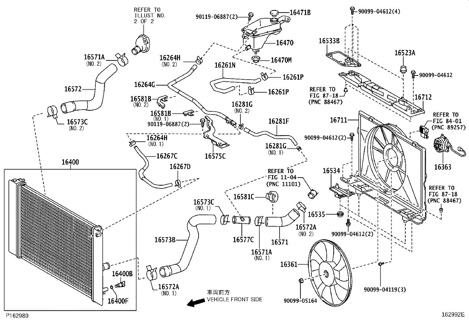 16206-33041 Water Bypass Pipe product image