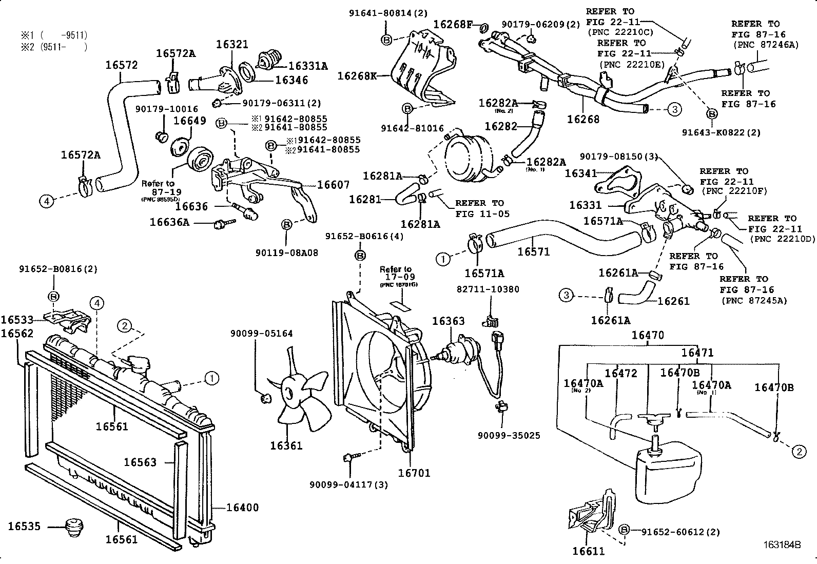 16206-64020 Water Bypass Pipe product image