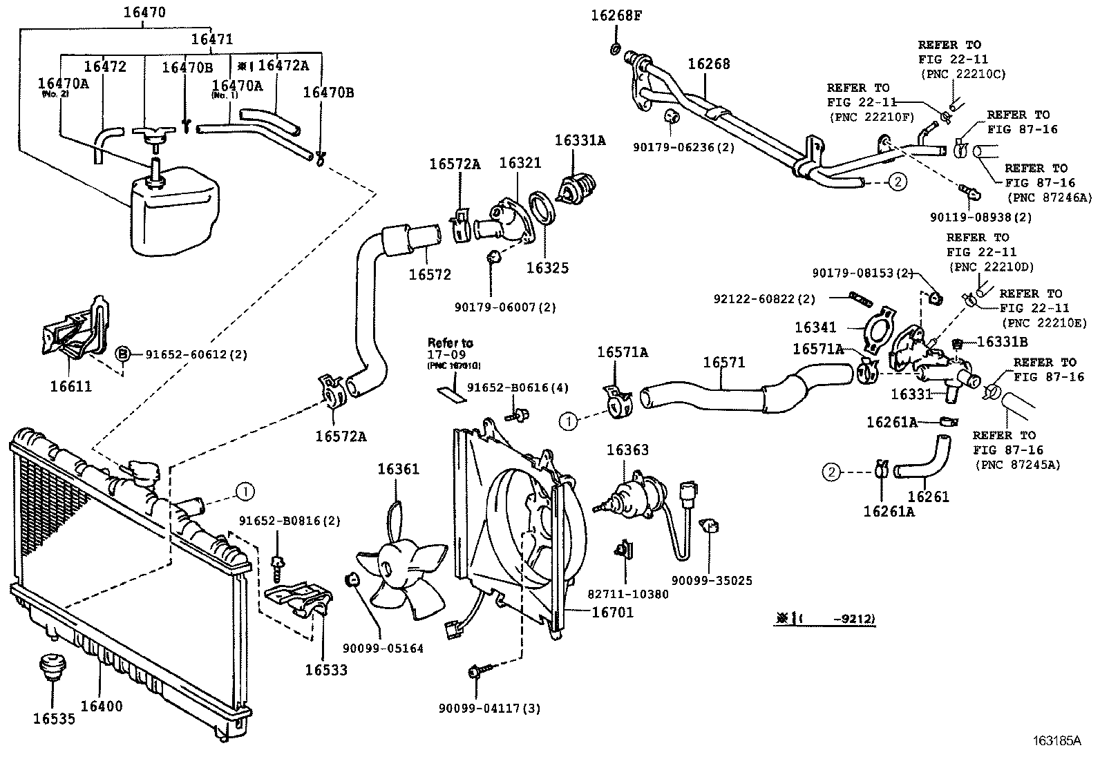 16206-64020 Water Bypass Pipe product image