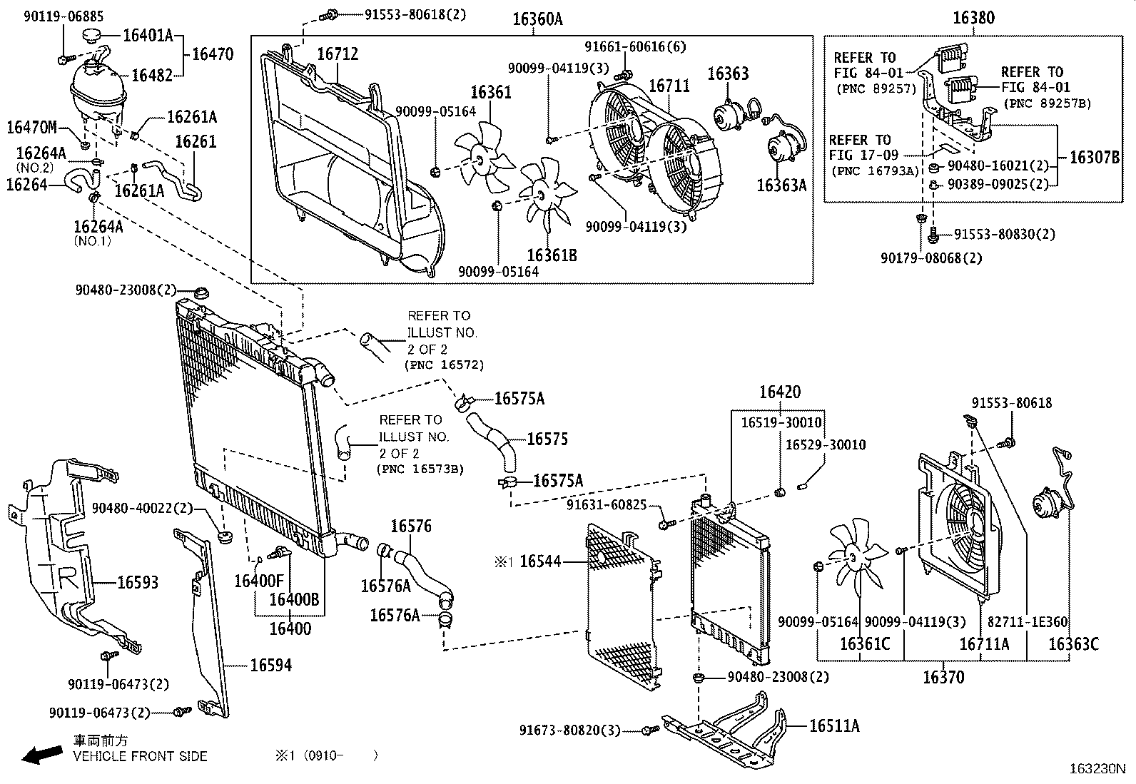 16027-30090 PIPE SUB-ASSY, TURBO WATER, NO.1 product image