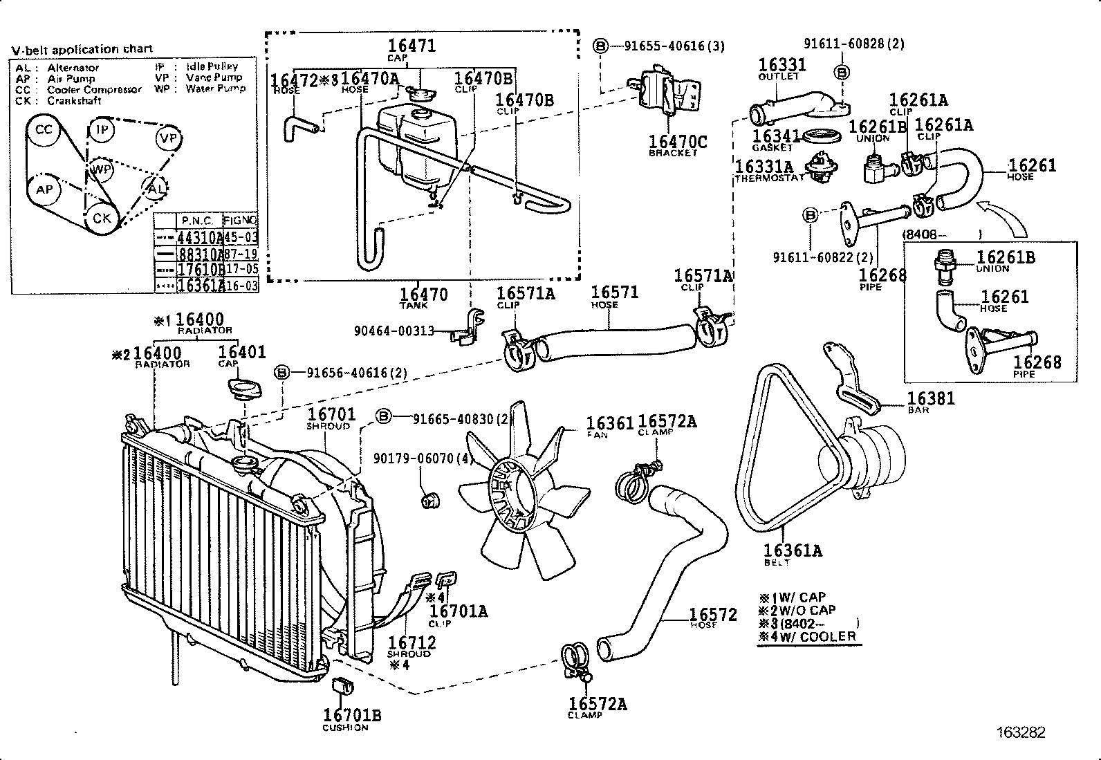 16471-35010 CAP SUB-ASSY, RESERVE TANK product image