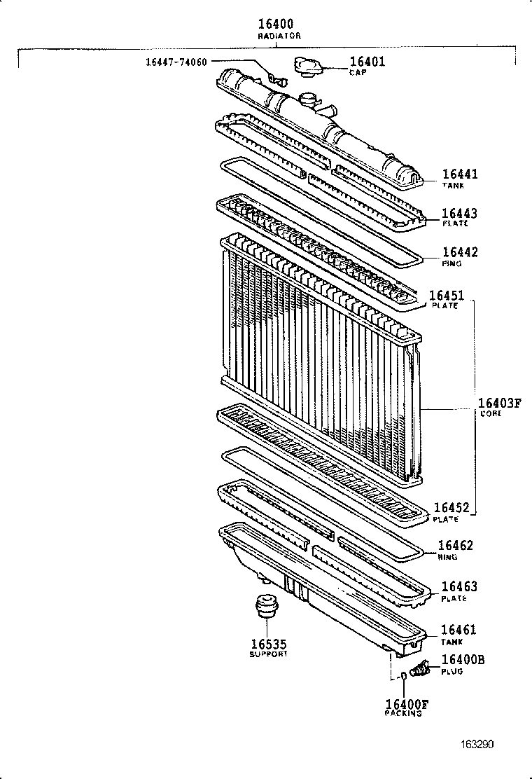 16571-16110 HOSE, RADIATOR, INLET product image