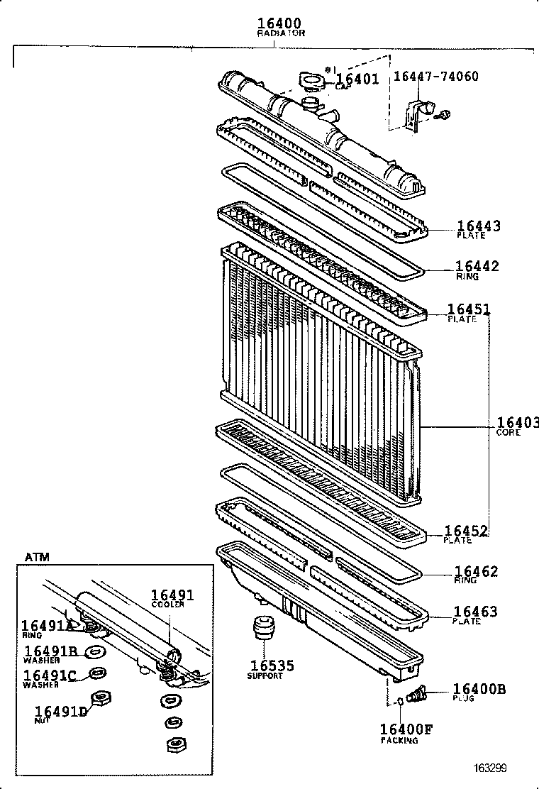 99555-00130 HOSE, WATER BY-PASS, NO.3 product image