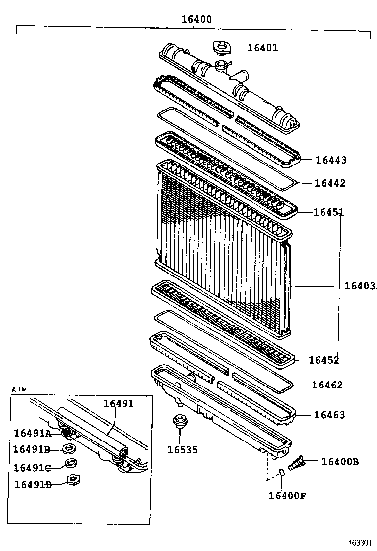 16304-74131 OUTLET, WATER product image
