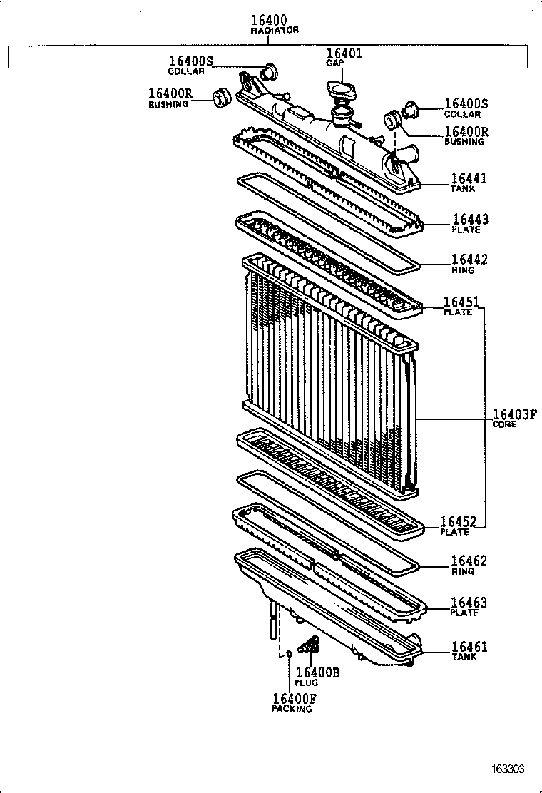 17175-72010 GASKET, WATER BY-PASS product image