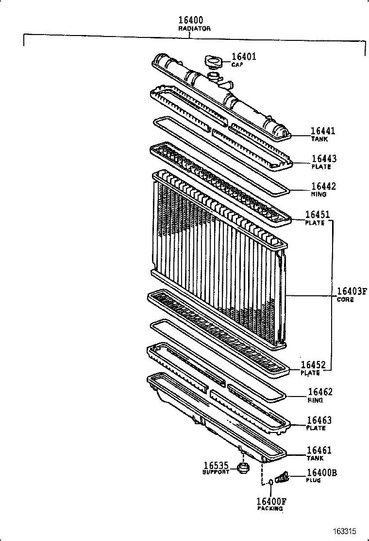 16282-62010 HOSE, WATER BY-PASS, NO.5 product image