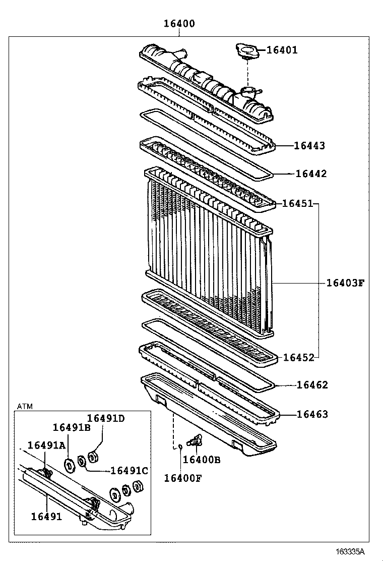16572-63050 HOSE, RADIATOR, OUTLET product image