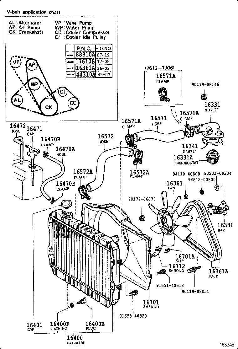 16331-45020 OUTLET, WATER product image