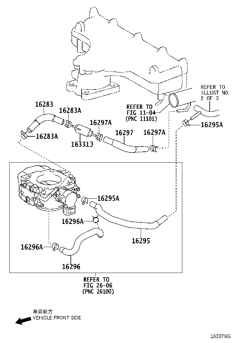 16206-33041 Water Bypass Pipe product image