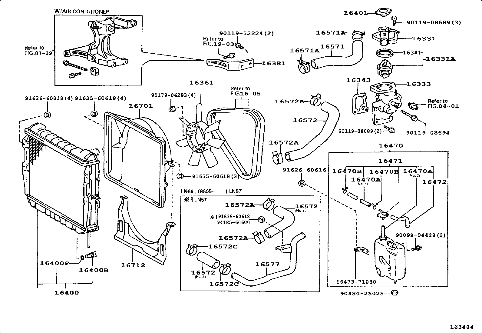 16261-35060 HOSE, WATER BY-PASS product image