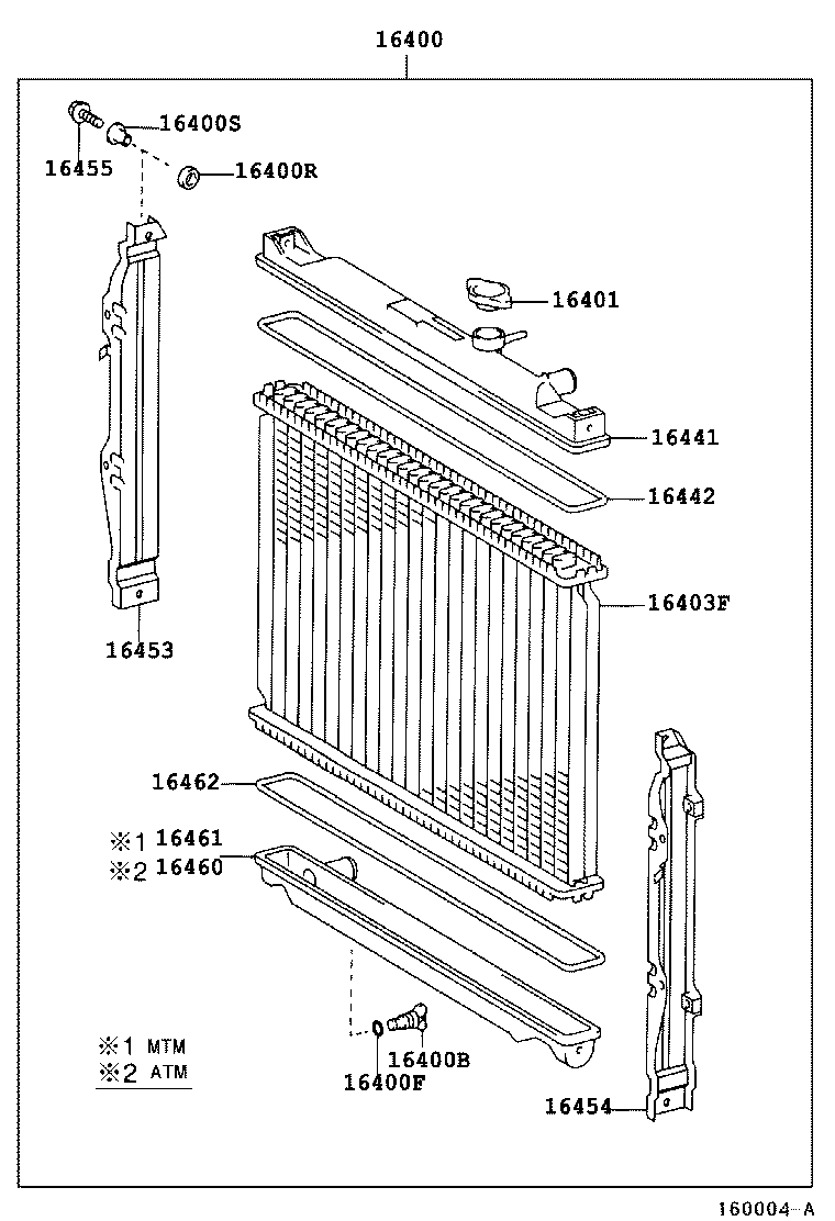 16128-75020 PLATE, WATER PUMP THERMOSTAT GUIDE product image
