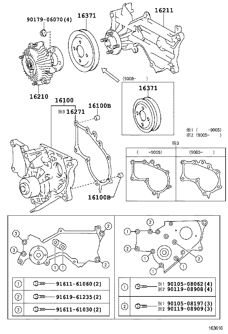 04161-13041 PUMP KIT, WATER product image