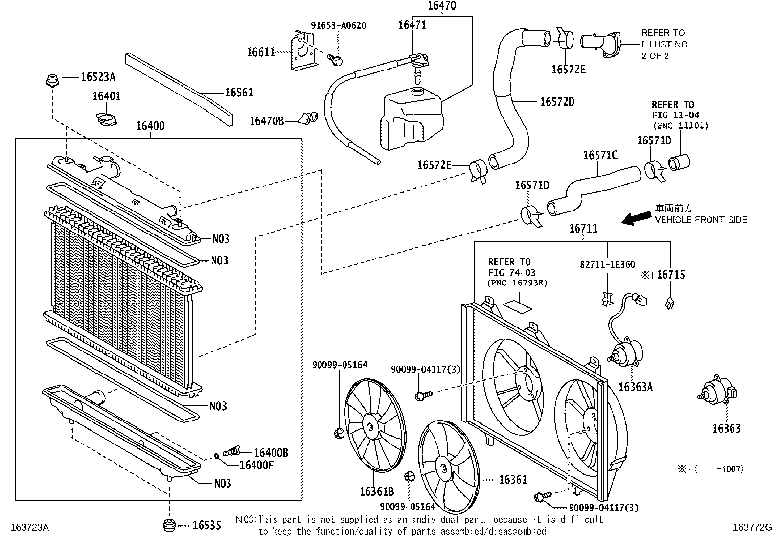 16361-36130 FAN product image