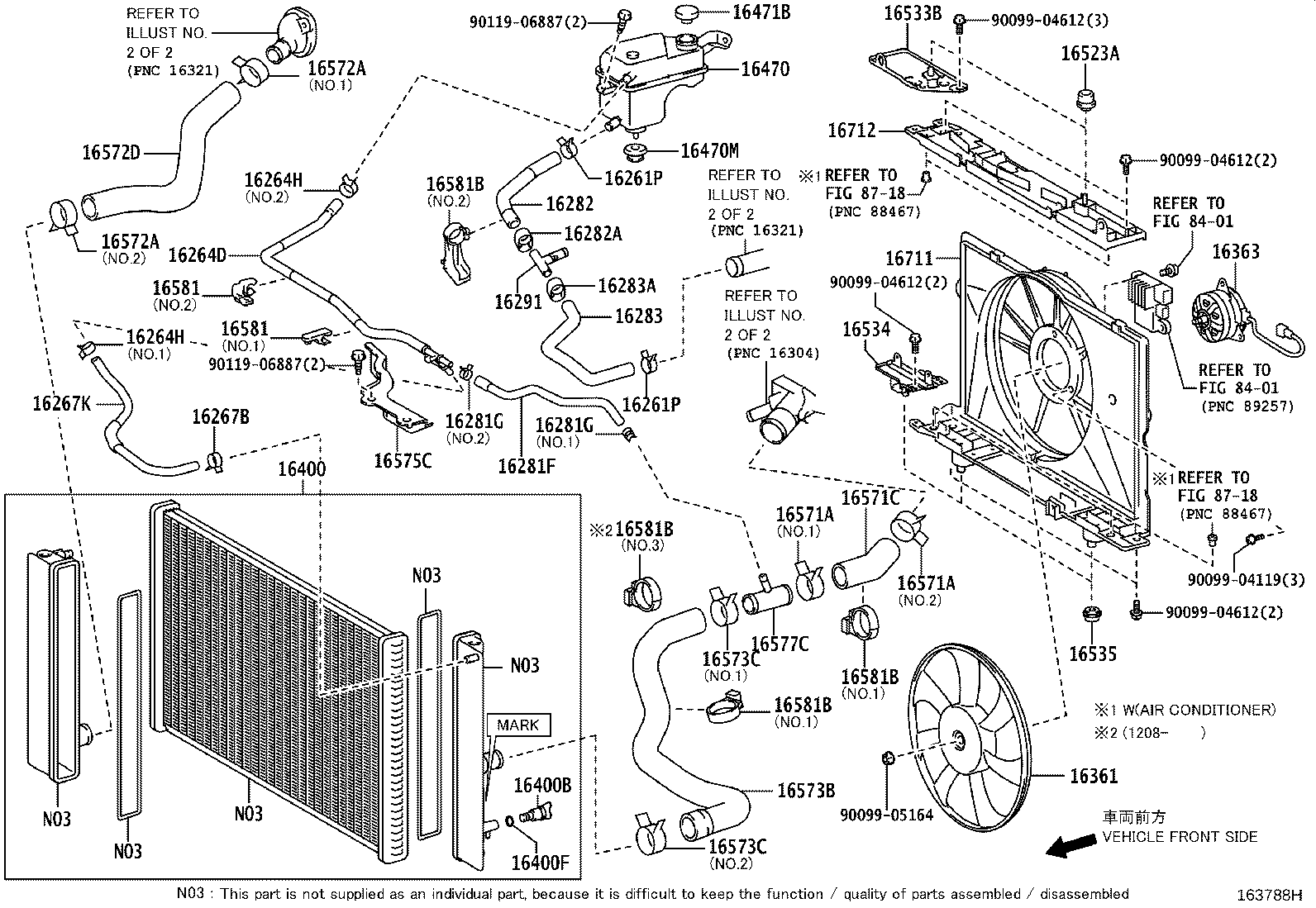 16206-33041 Water Bypass Pipe product image