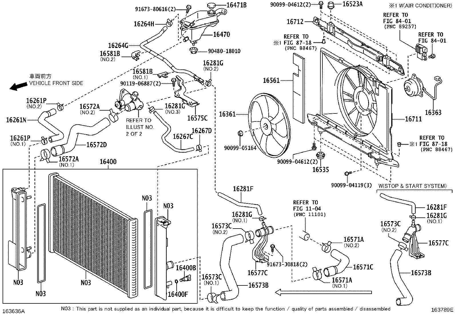 16206-33041 Water Bypass Pipe product image