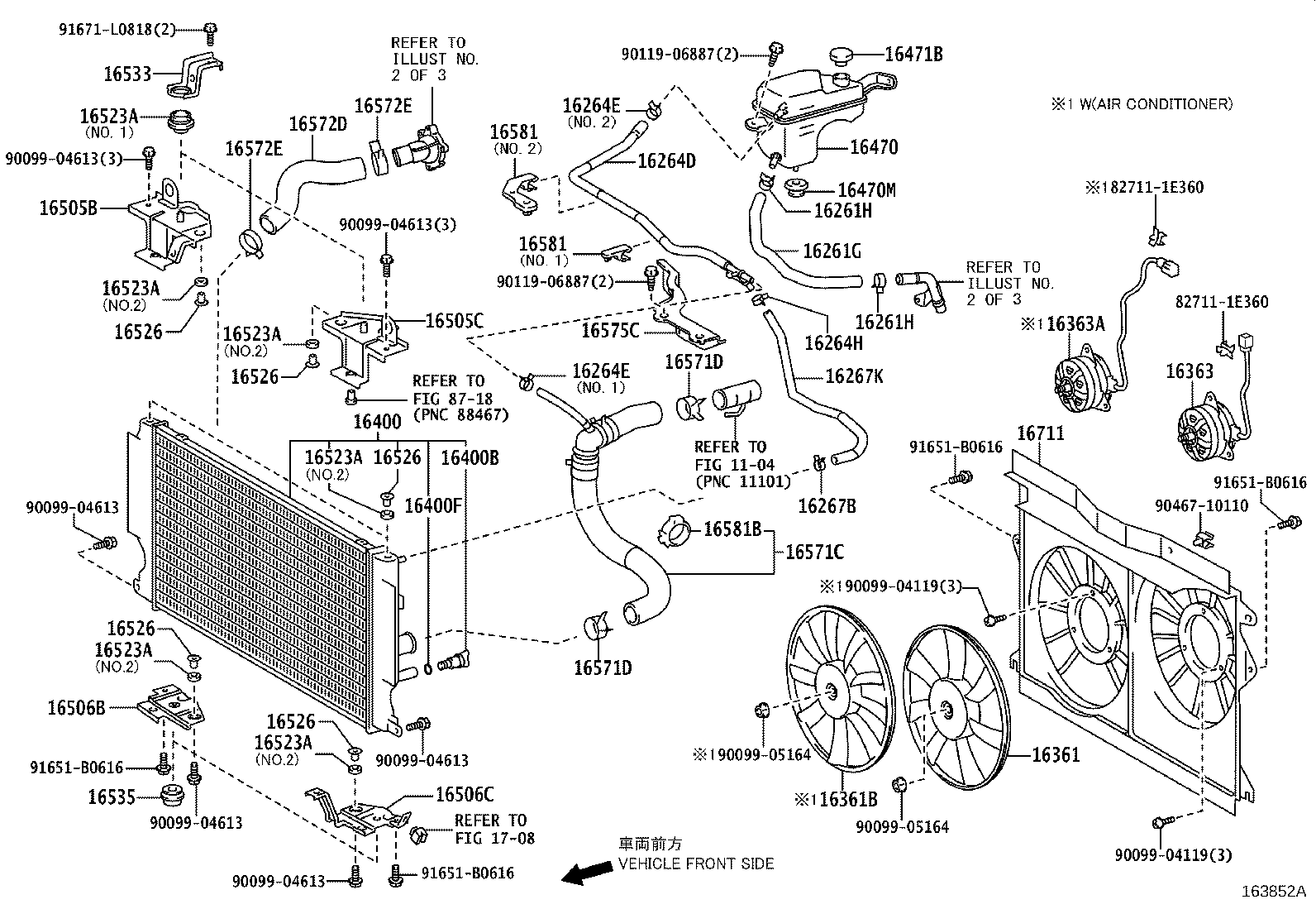 16711-0D220 SHROUD, FAN product image