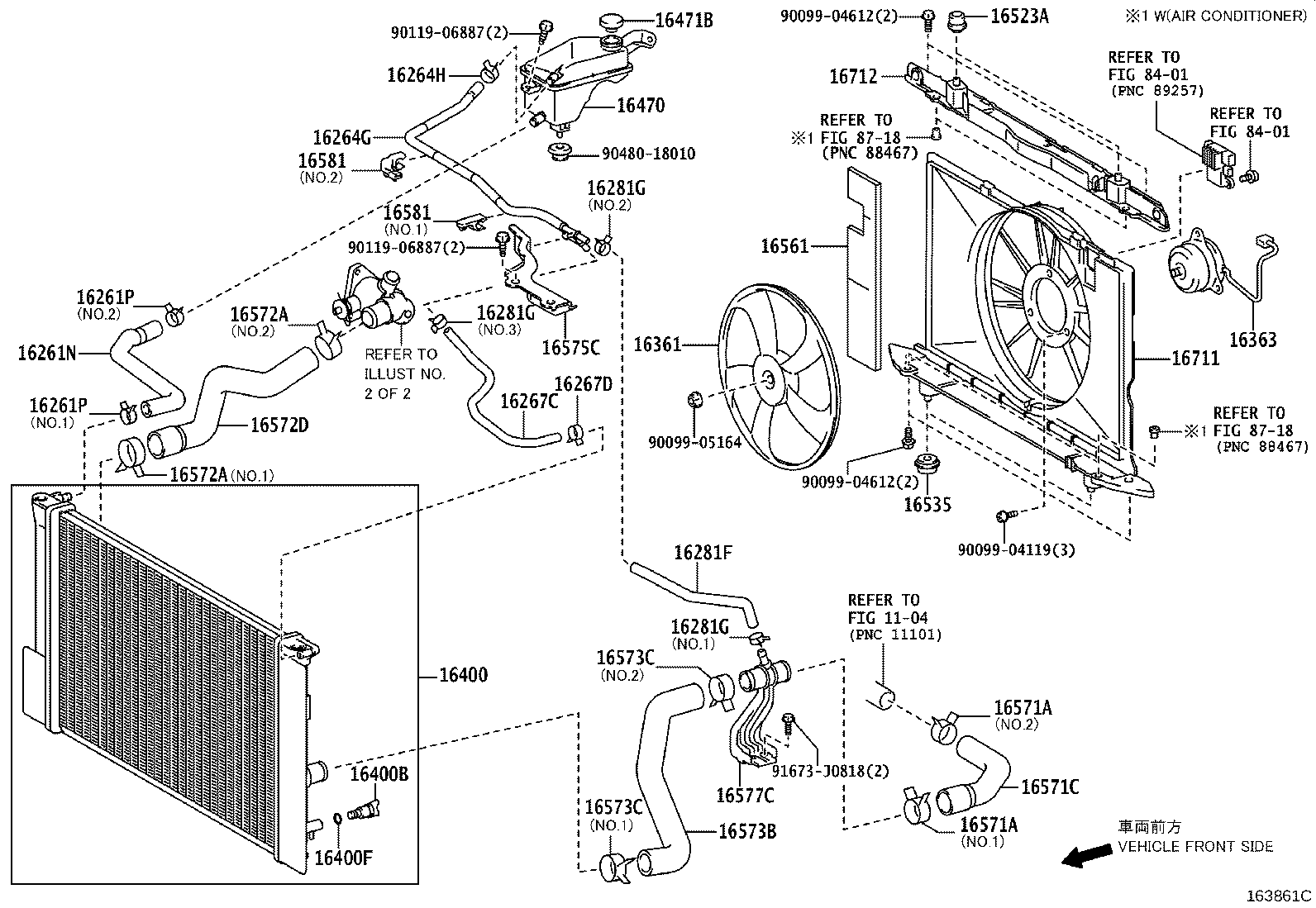 16711-0D220 SHROUD, FAN product image