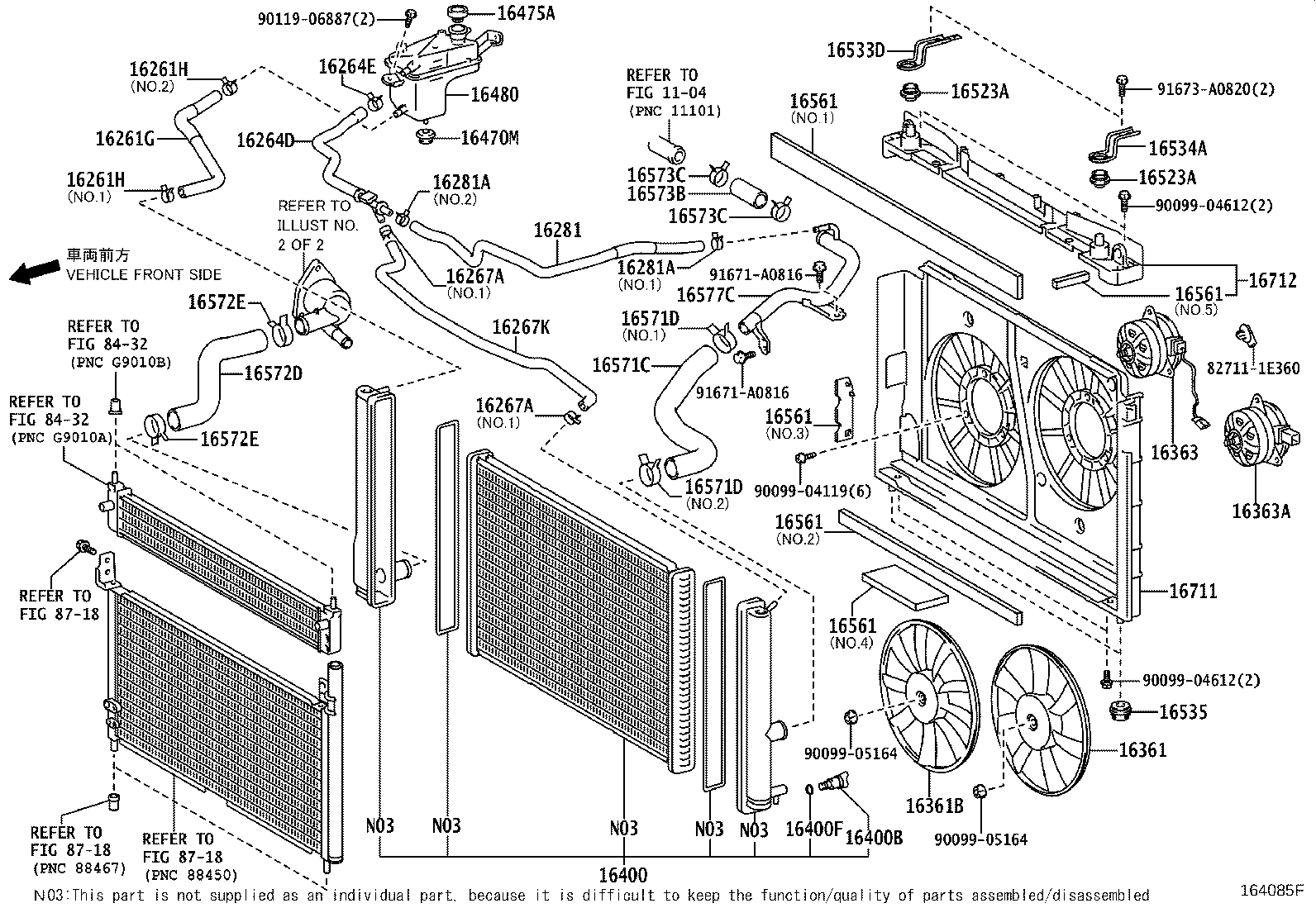 16711-37080 SHROUD, FAN product image