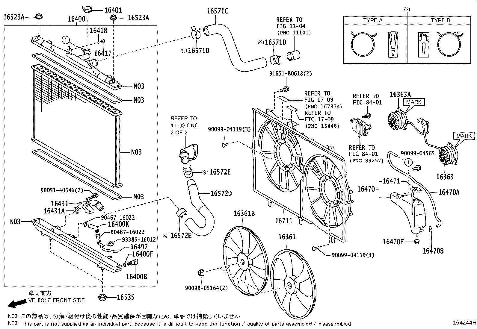 16041-31610 RADIATOR ASSY, NO.2 product image