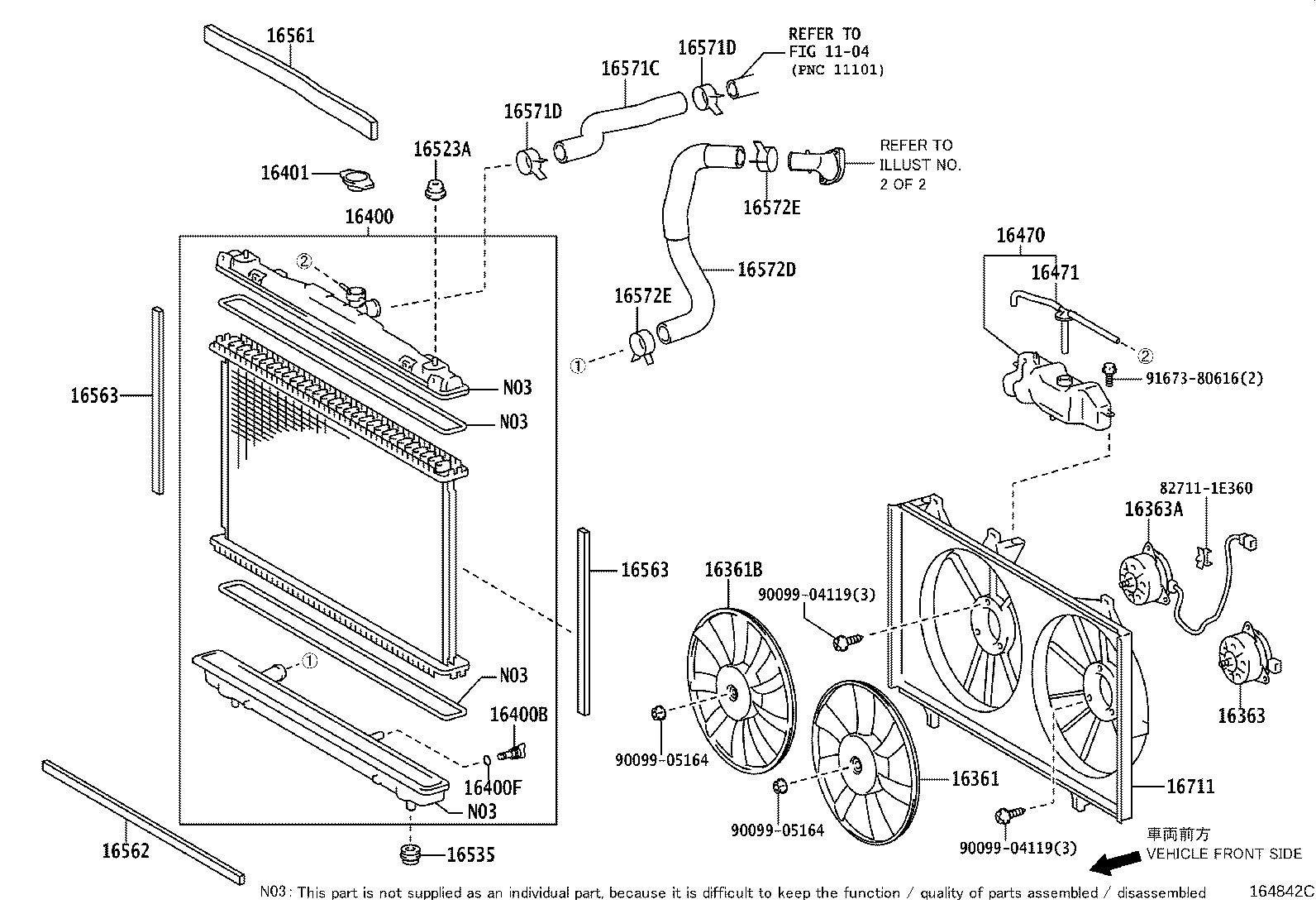 16361-0V130 FAN product image