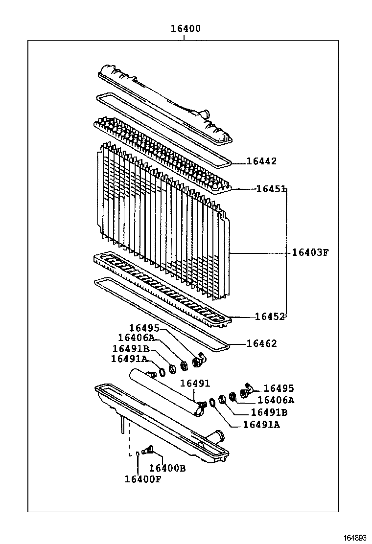 16264-88401 HOSE, WATER BY-PASS, NO.2 product image