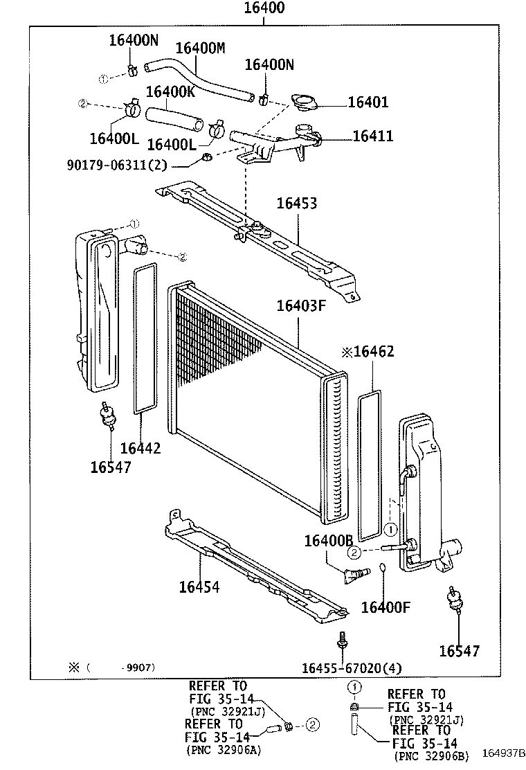 16206-67050 Water Bypass Pipe product image