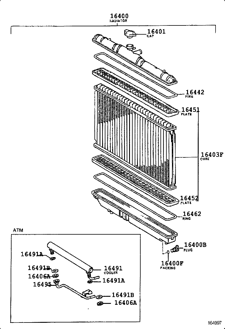 16268-74100 PIPE, WATER BY-PASS, NO.1 product image