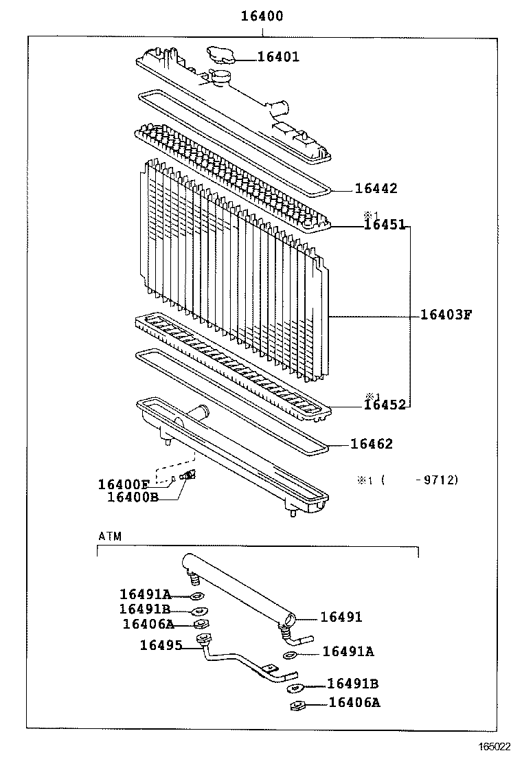 16281-74040 HOSE, WATER BY-PASS, NO.4 product image
