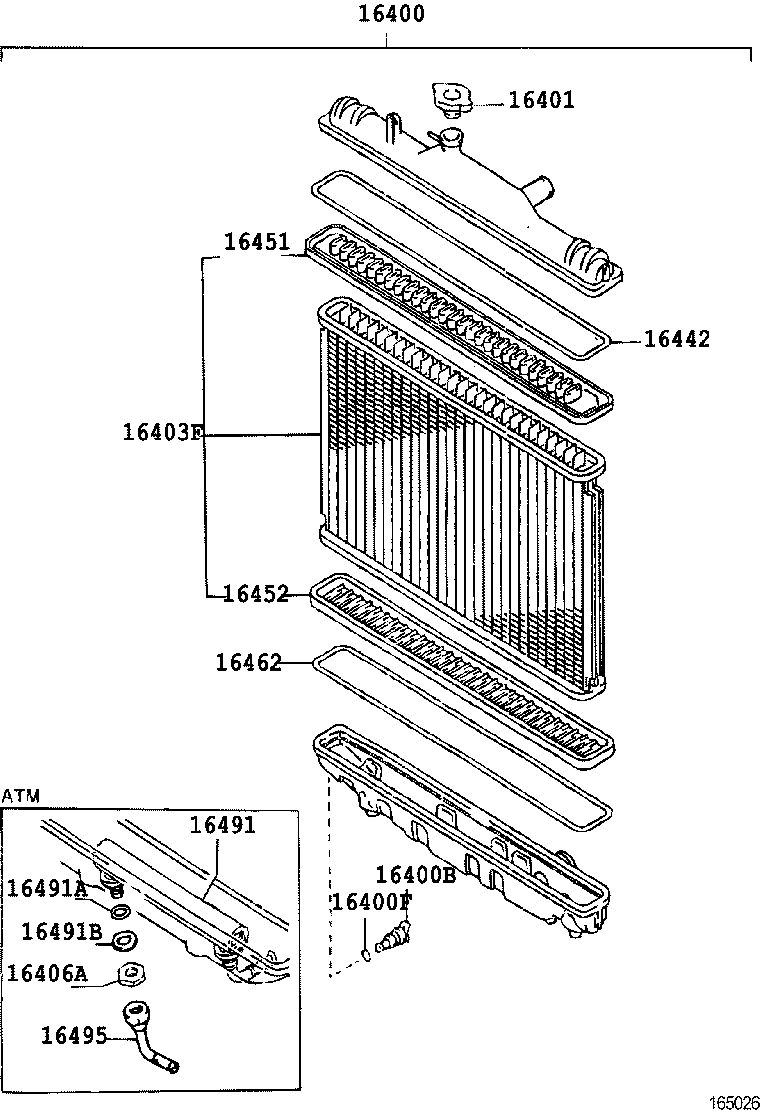 16472-64170 HOSE OR PIPE(FOR RADIATOR RESERVE TANK) product image
