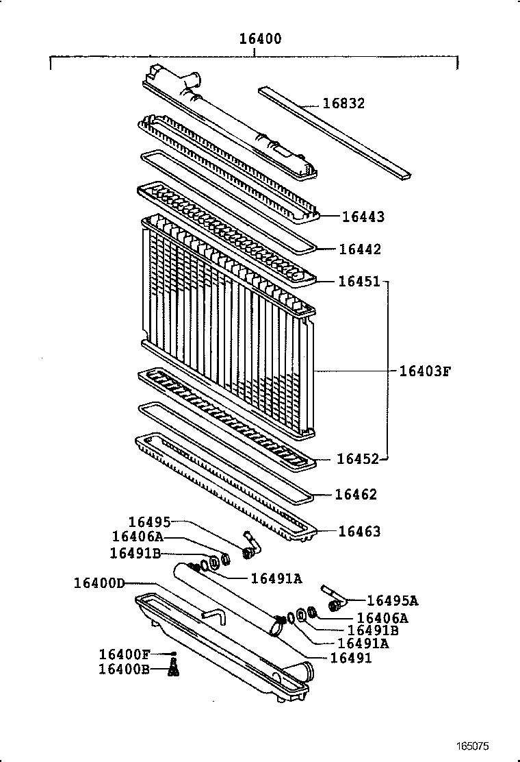 16028-64021 PIPE SUB-ASSY, TURBO WATER, NO.2 product image